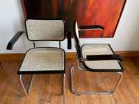 Cesca S64 Marcel Breuer Bauhaus krzesło z podłokietnikami NOWE
