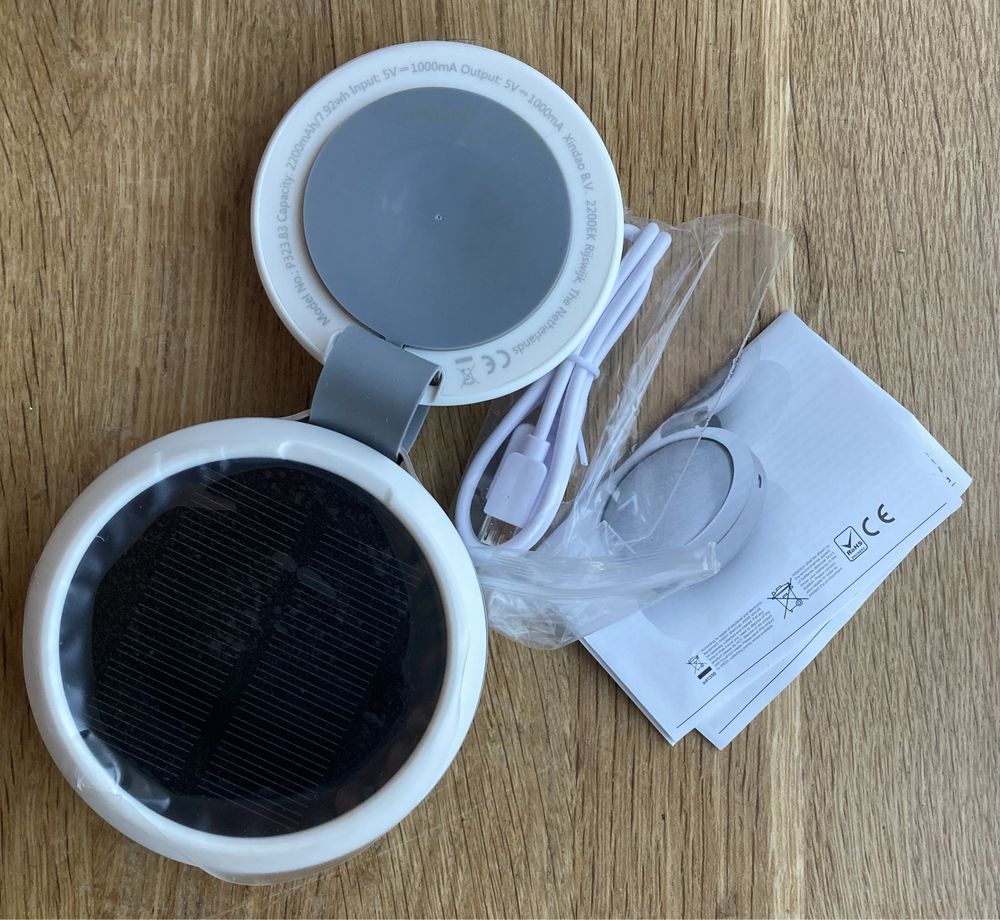 Ładowarka słoneczna Notos, power bank 2200 mAh