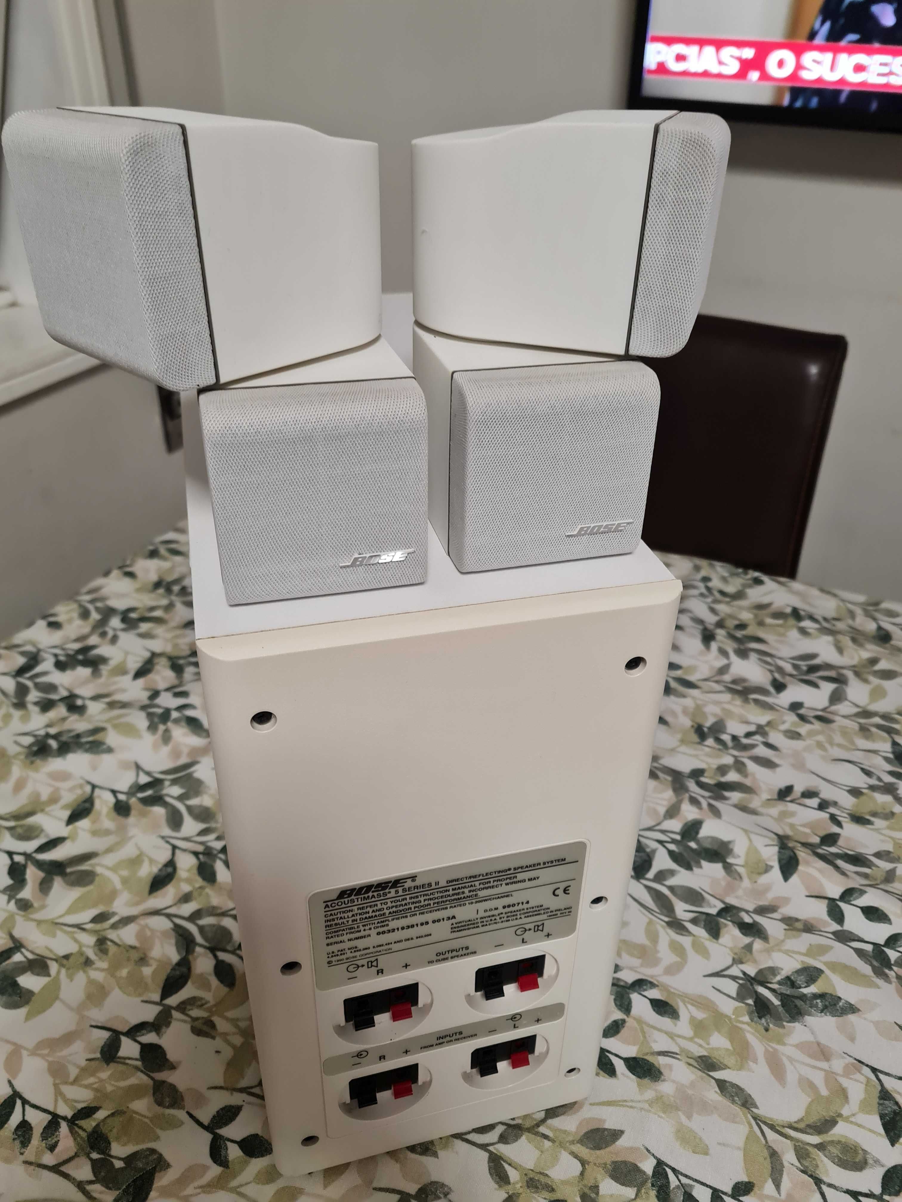 Colunas bose acoustimass 5 s2 brancas