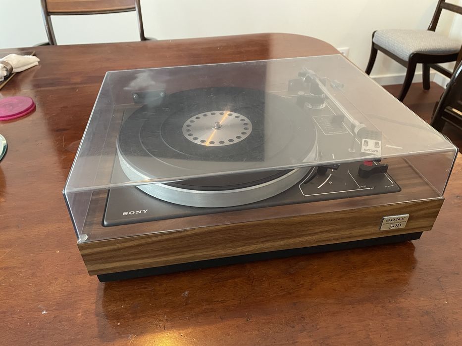 Gira Discos - Sony 5011 - prato vinil - a funcionar perfeitamente