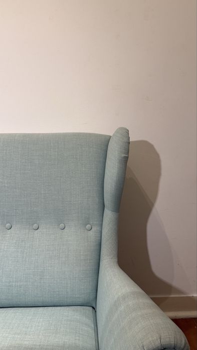 Cadeirão Ikea, cor verde água