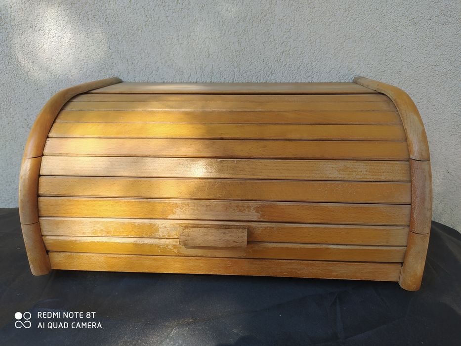 Drewniany chlebak vintage