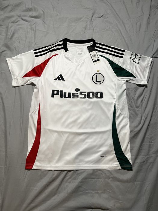 Legia Warszawa Koszulka Adidas L Czerwono-Biało, Nowa z Metką,