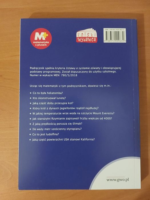 Matematyka z plusem 8 - podręcznik