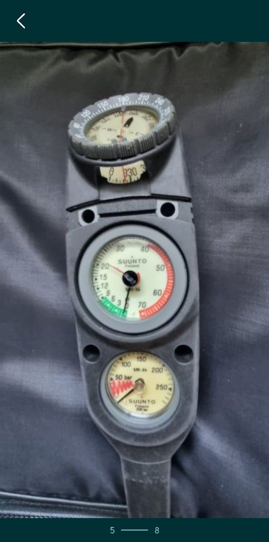 Komputer nurkowy SUUNTO, automaty APEX