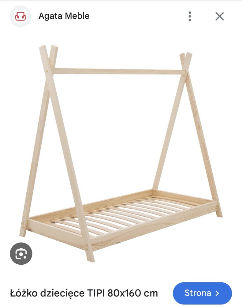 Łóżeczko Tipi Agata meble