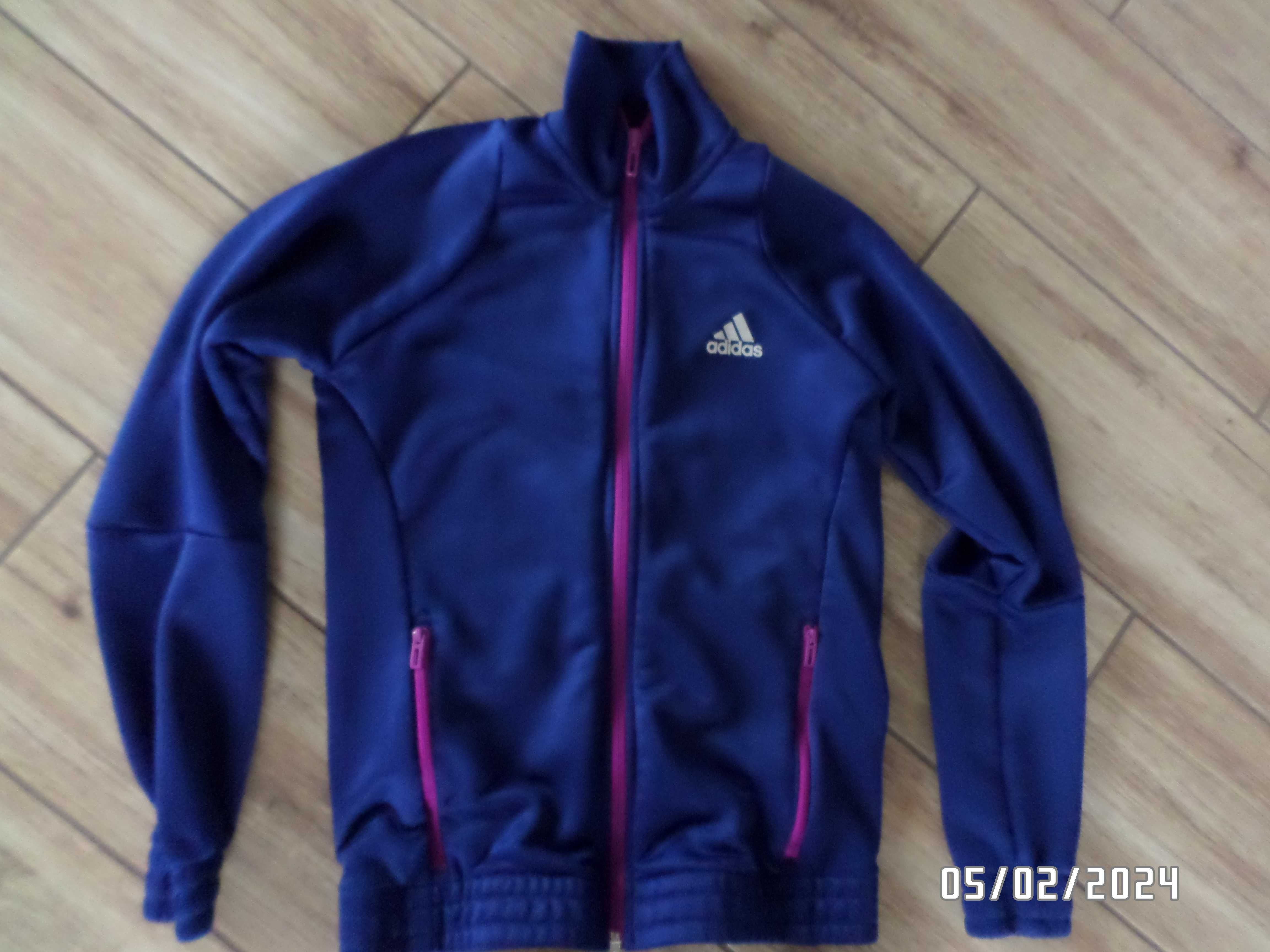 bluza dresowa -Adidas dla dziewczynki-11-12 lat-152cm