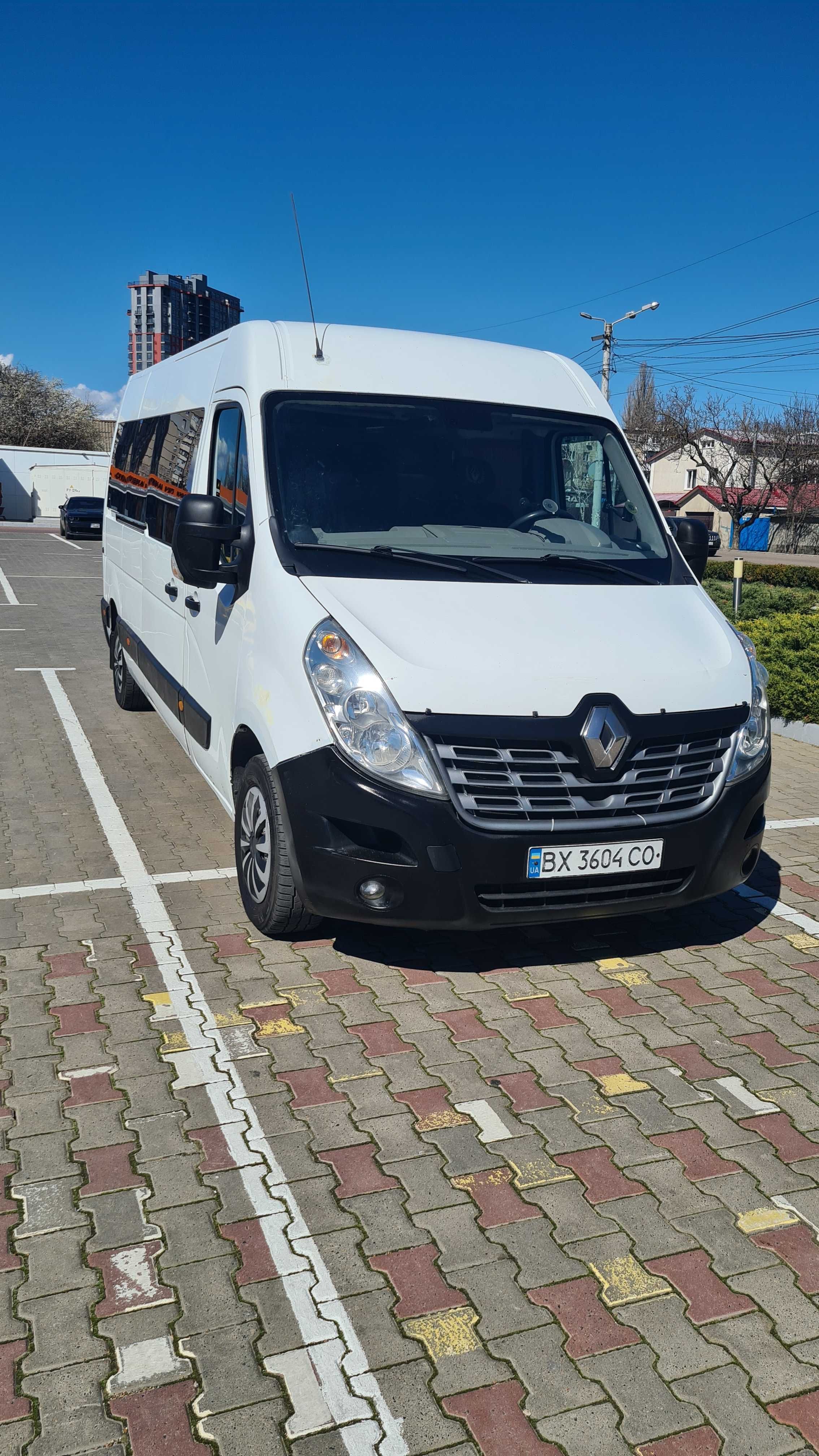 Renault Master 2,3d микроавтобус пассажир 8+1, Рено Мастер экстралонг