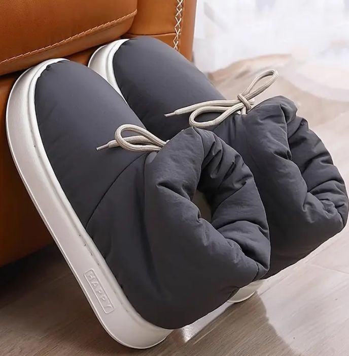 Сапожки дутики темно-синього кольору