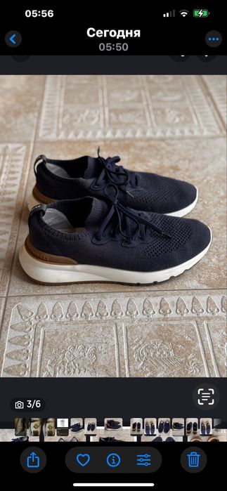 Оригинальные кроссовки Брунелло Кучинелли 41 размера 27 стелька