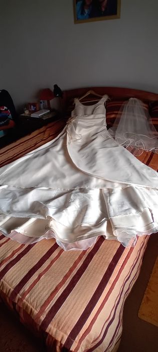 Vestido de noiva +véu