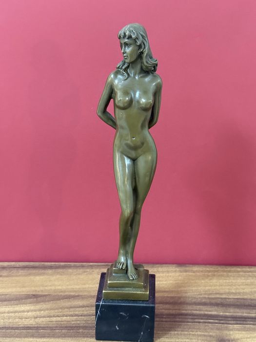 Бронзовая статуэтка, фигурка, скульптура, эротика, мрамор