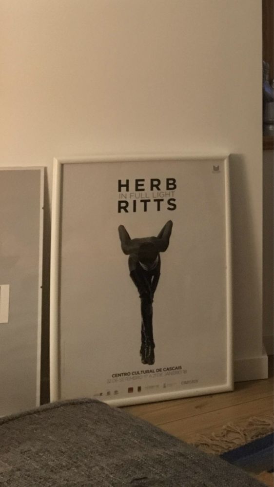 Poster de fotografia Herb Ritts 2018