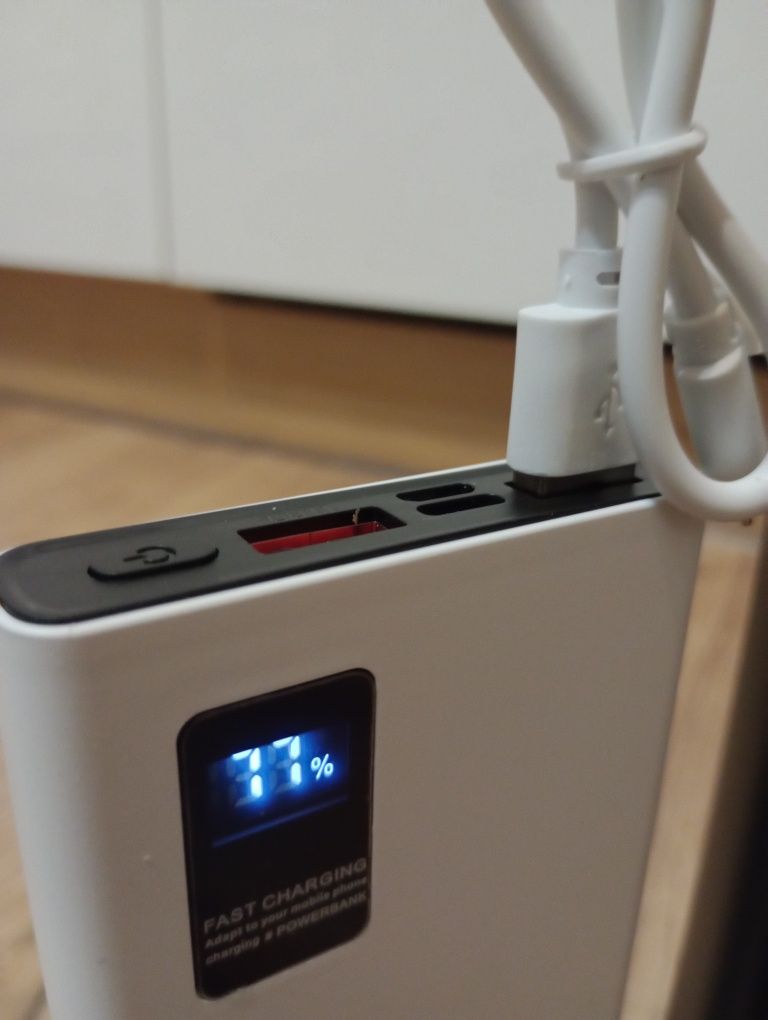 2x PowerBank 10000 i 20000mAh, 22,5w-Szybkie Ładowanie+ 4 kable USB -C