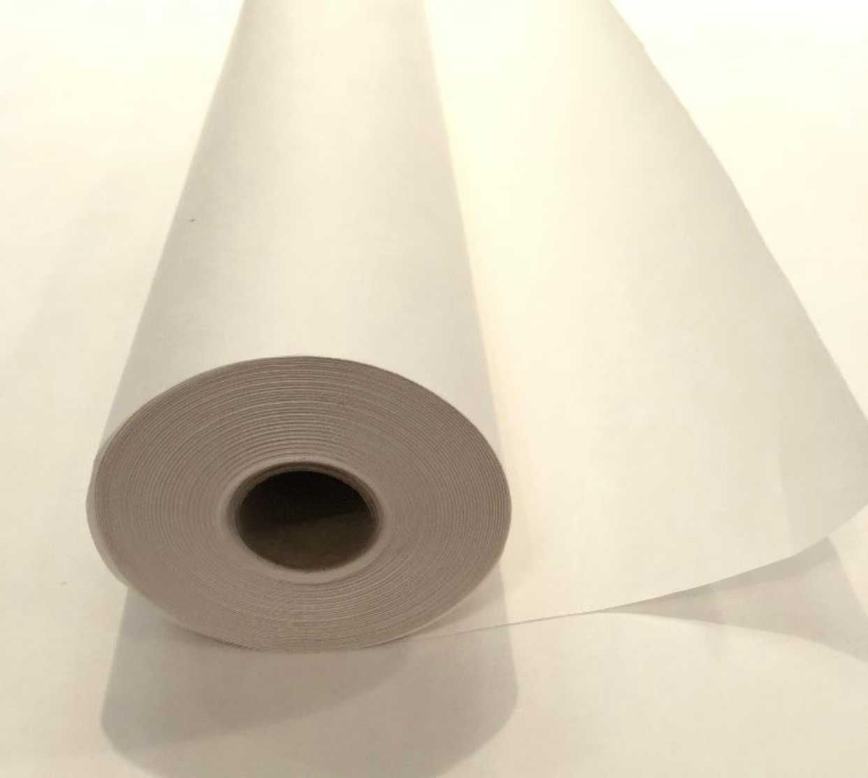 Папір пакувальний білий калька в рулоні 60см*80 м, щ.40 г/м2