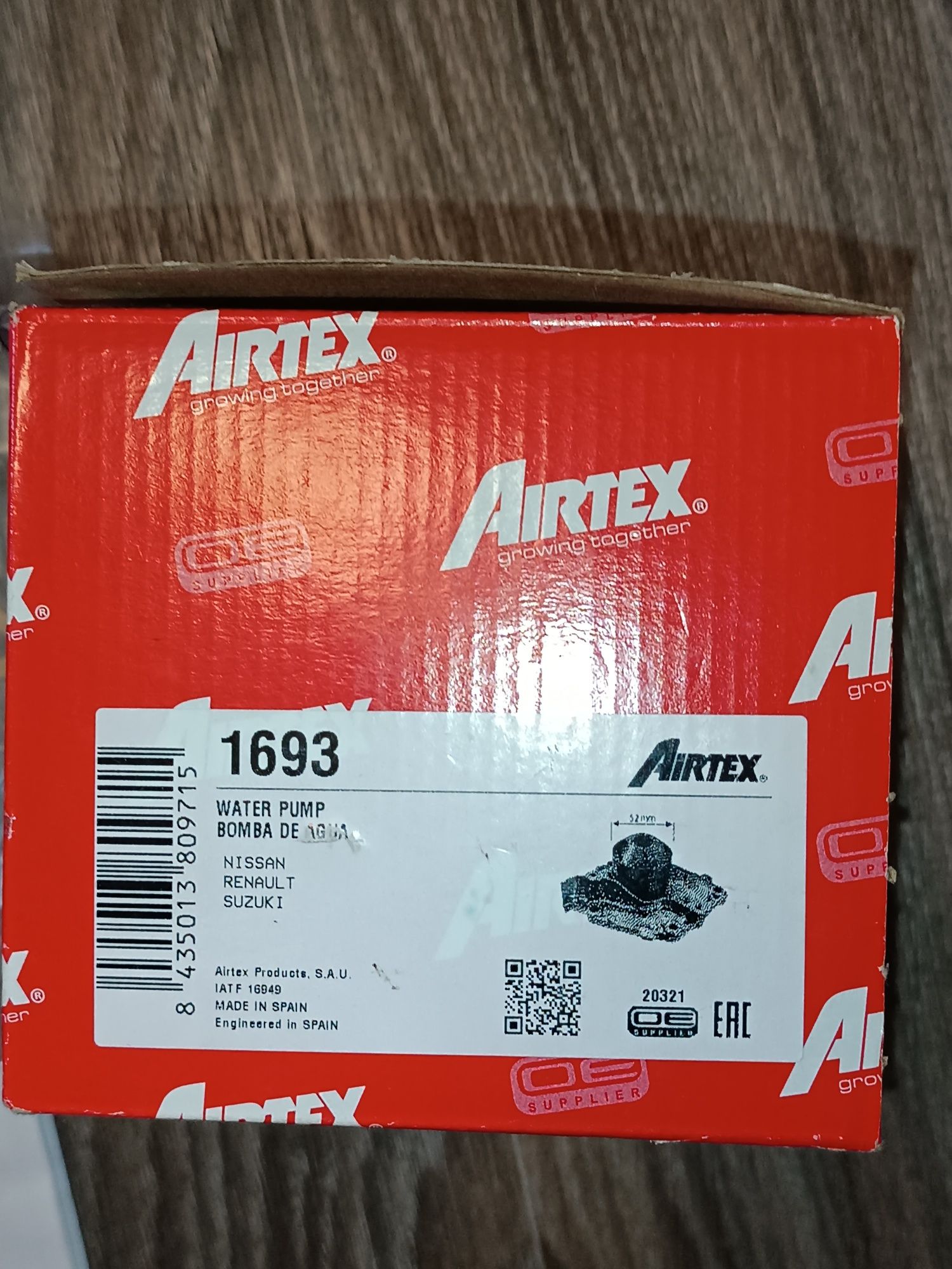 Продам Помпу  AIRTEX Renault Megane 2