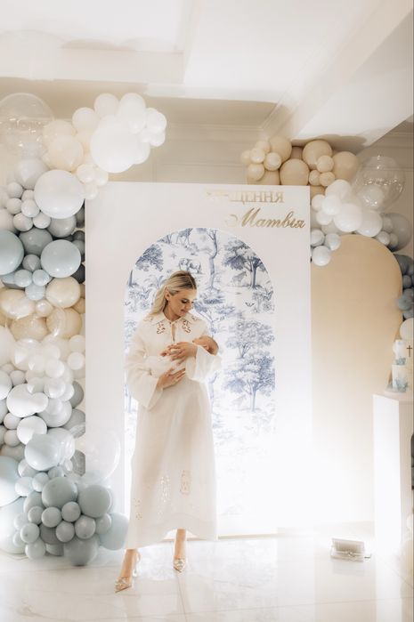 Сукня gunia . Лляна вишита сукня ОНИСІЯ .