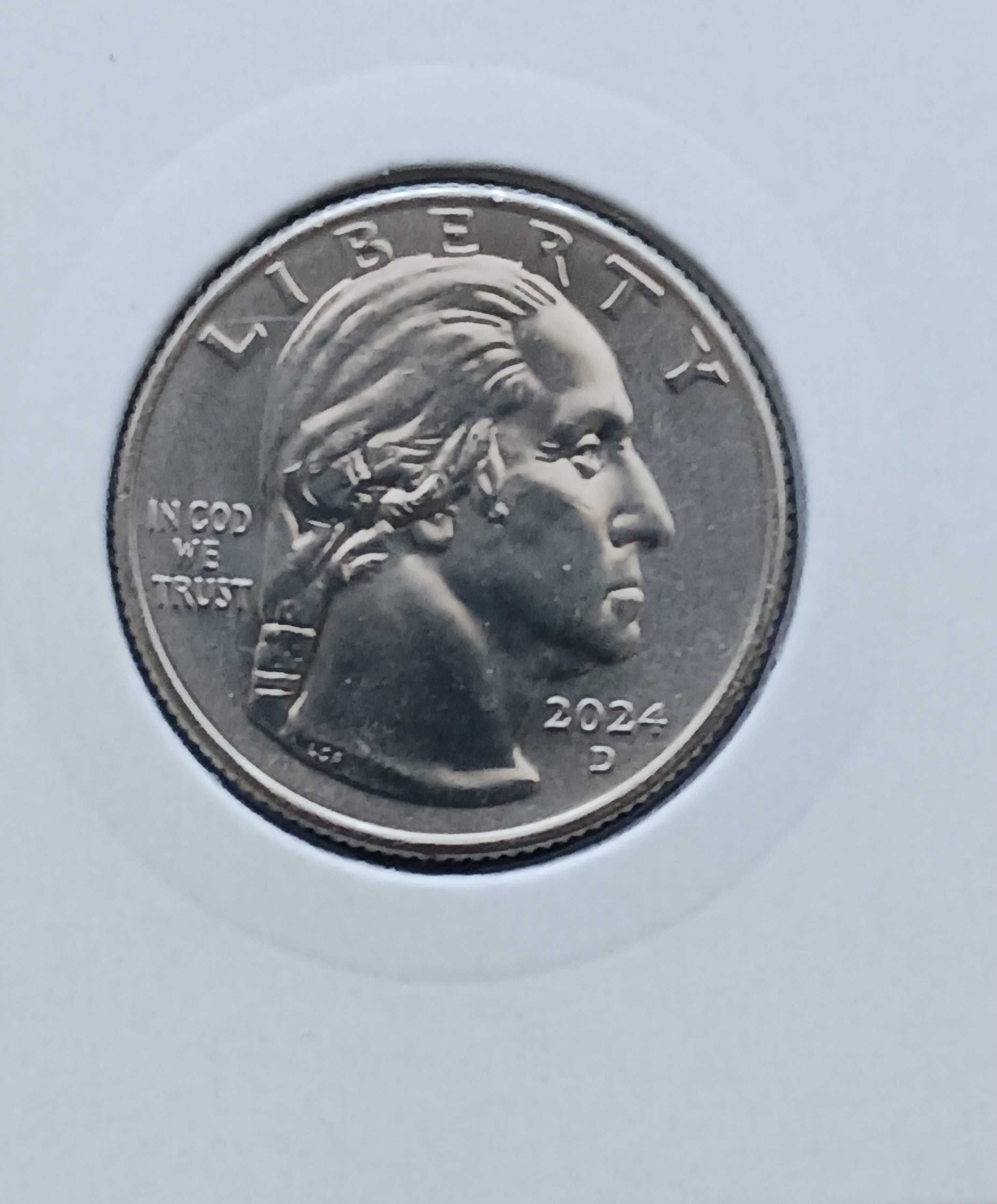 25 Centów USA - 2024 r. - men. "D" - Celia Cruz - mennicze