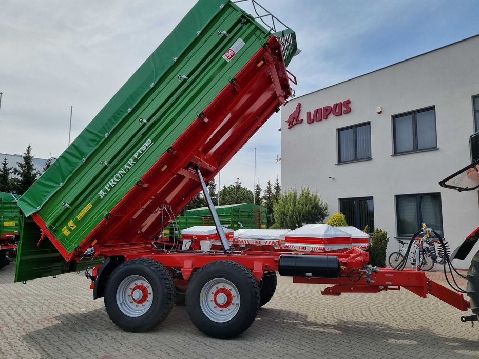 Przyczepa rolnicza 10 ton PRONAR PT510 tandem finansowanie FABRYCZNE