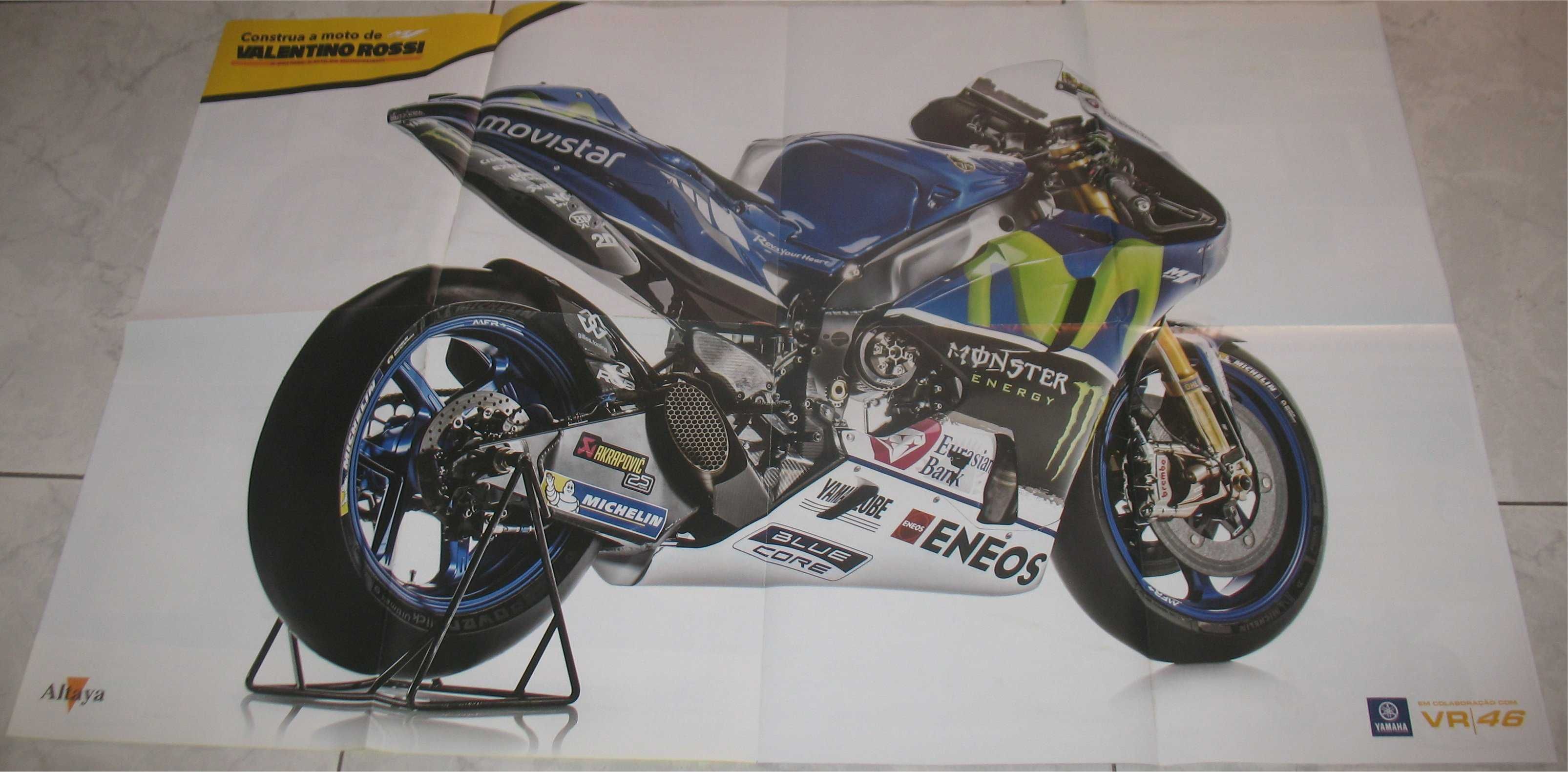 Poster - Yamaha YZR-M1 - MotoGP 2016 - Valentino Rossi