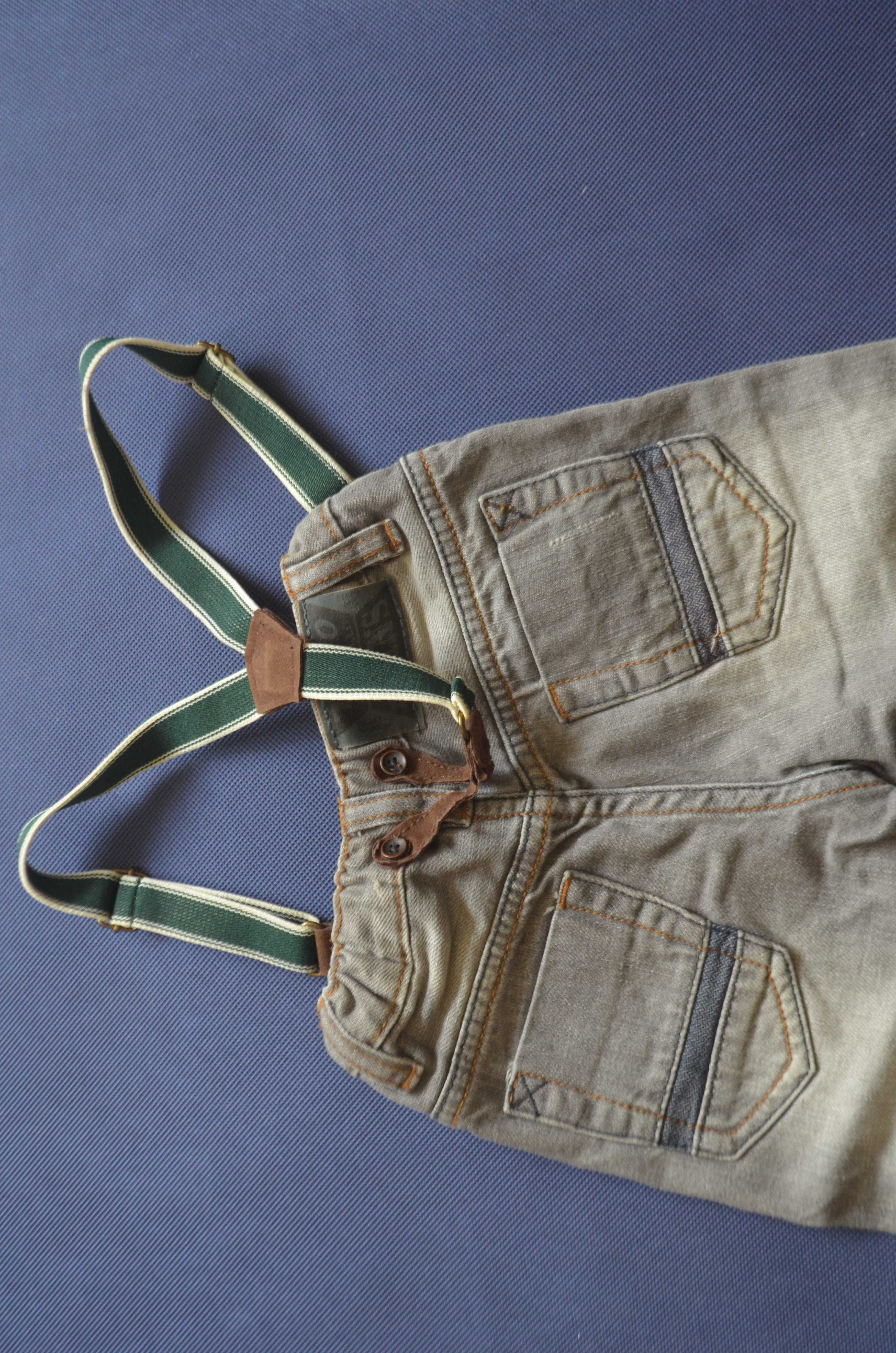 Spodnie z szelkami dla dziecka Zara 78cm