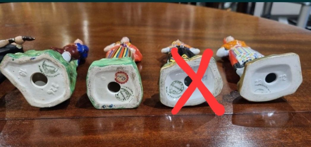 Raras Figuras em Faiança da Fábrica de Sacavem