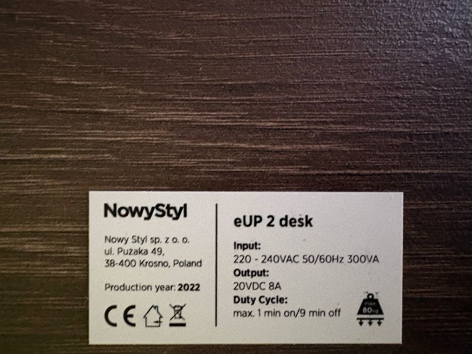 Blat Nowy Styl Kolor Wenge 1400x800x25