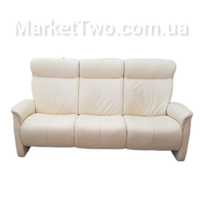 Кожаный трёхместный диван Himola б/у (290505). Германия