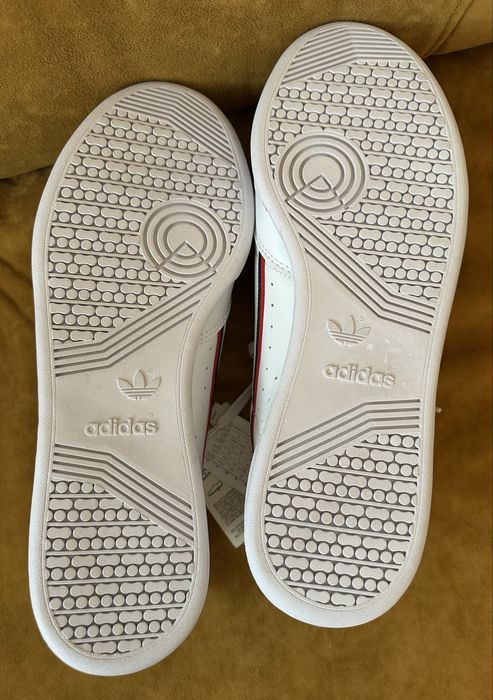 Кросівки чоловічі білі Adidas Continental 80 Vegan розмір 45 1/3 29 см