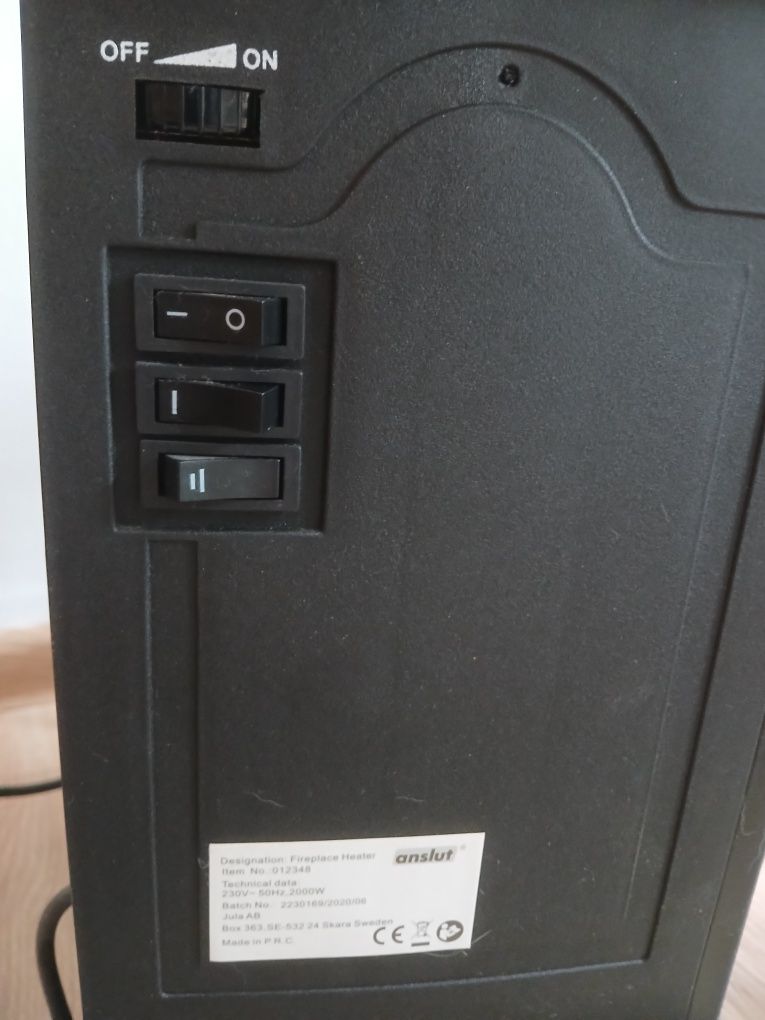 Kominek farelka termowentylator