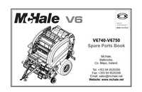 Katalog części Prasa Mc Hale V 6740, V 6750, 8940, 8950