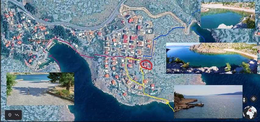Wolne od 16.08.  Chorwacja, Kvarner, apartamenty, spokojna okolica