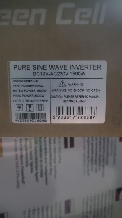 Гібридне ДБЖ/інвертор Volt Polska SINUS PRO 1000W (3SP100012W)