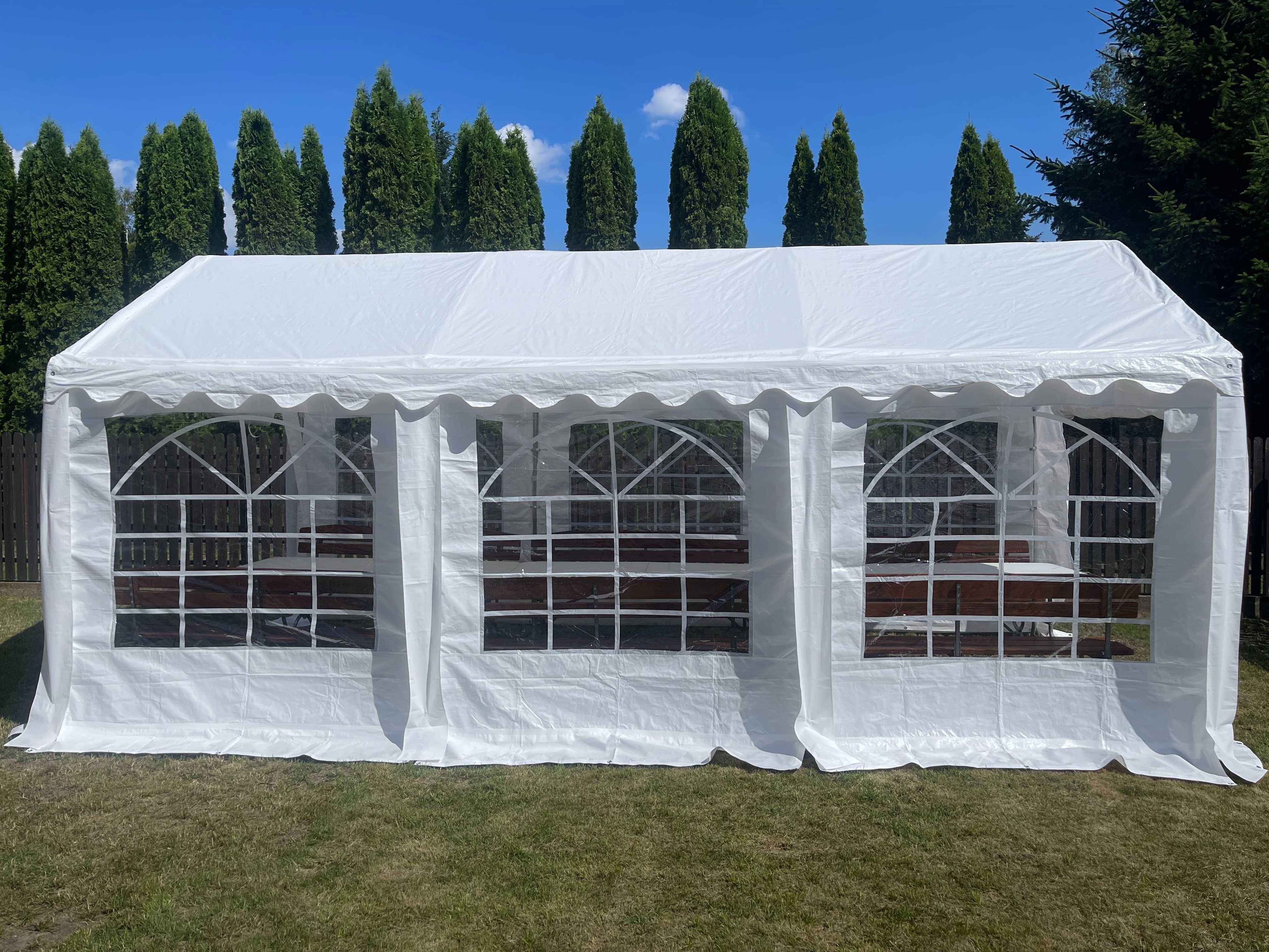 Wynajmę namiot 3x6 4x8 5x10 6x12 krzesła ławki stoły koktajlowe grill