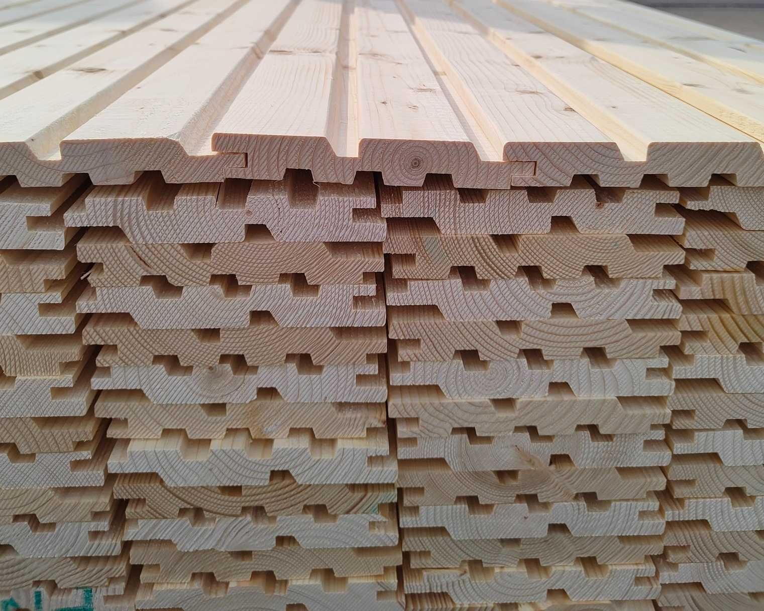 Deska Elewacyjna Podwójny Romb Świerk 23x146 kl AB Wielkopolskie