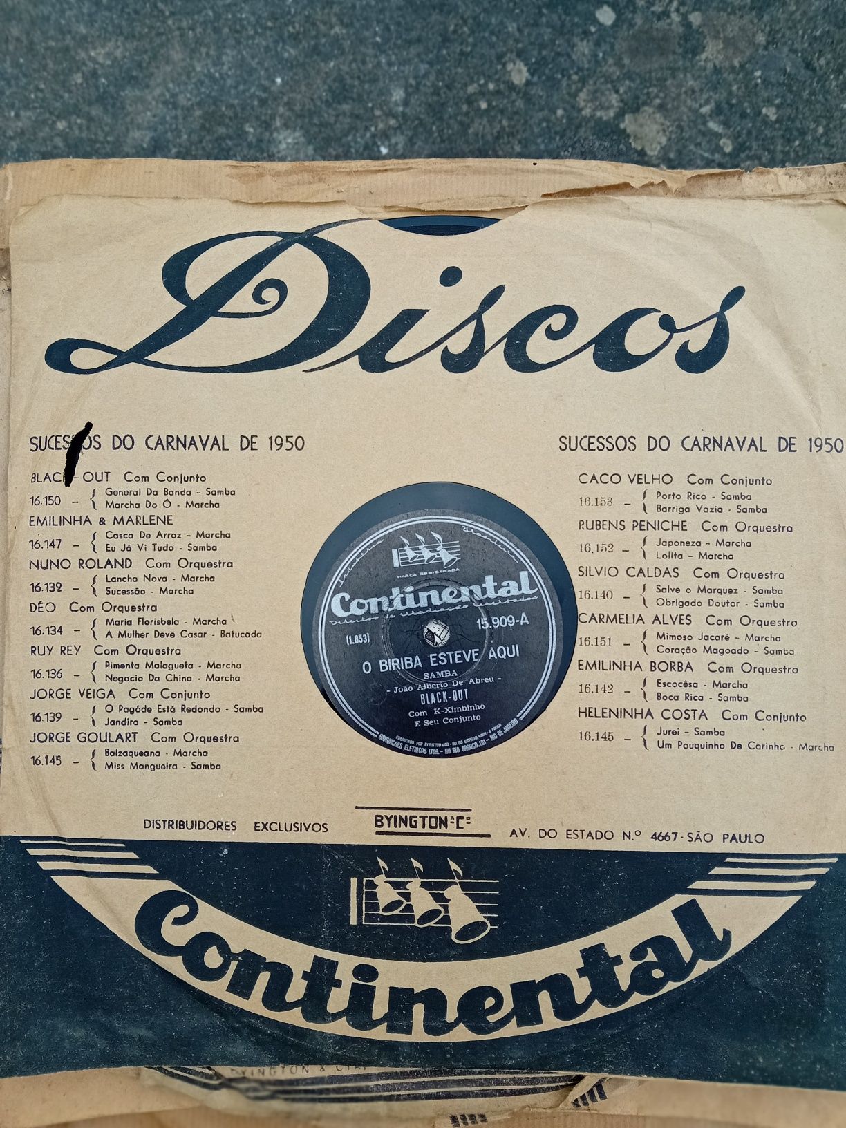 Discos de gramofone