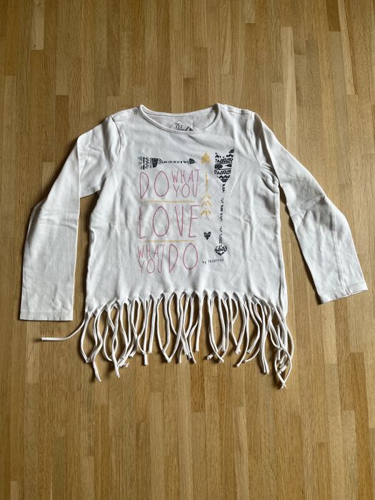 Bluzka Reserved 122 cm boho frendzle