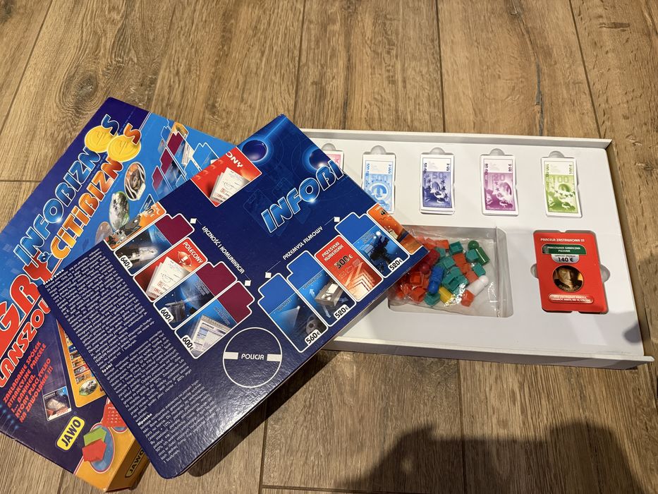 Gra 2 w 1 opakowaniu Infobiznes i citybiznes w stylu Monopoly