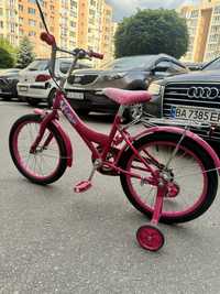 Велосипед для дівчинки , колеса 18 d
