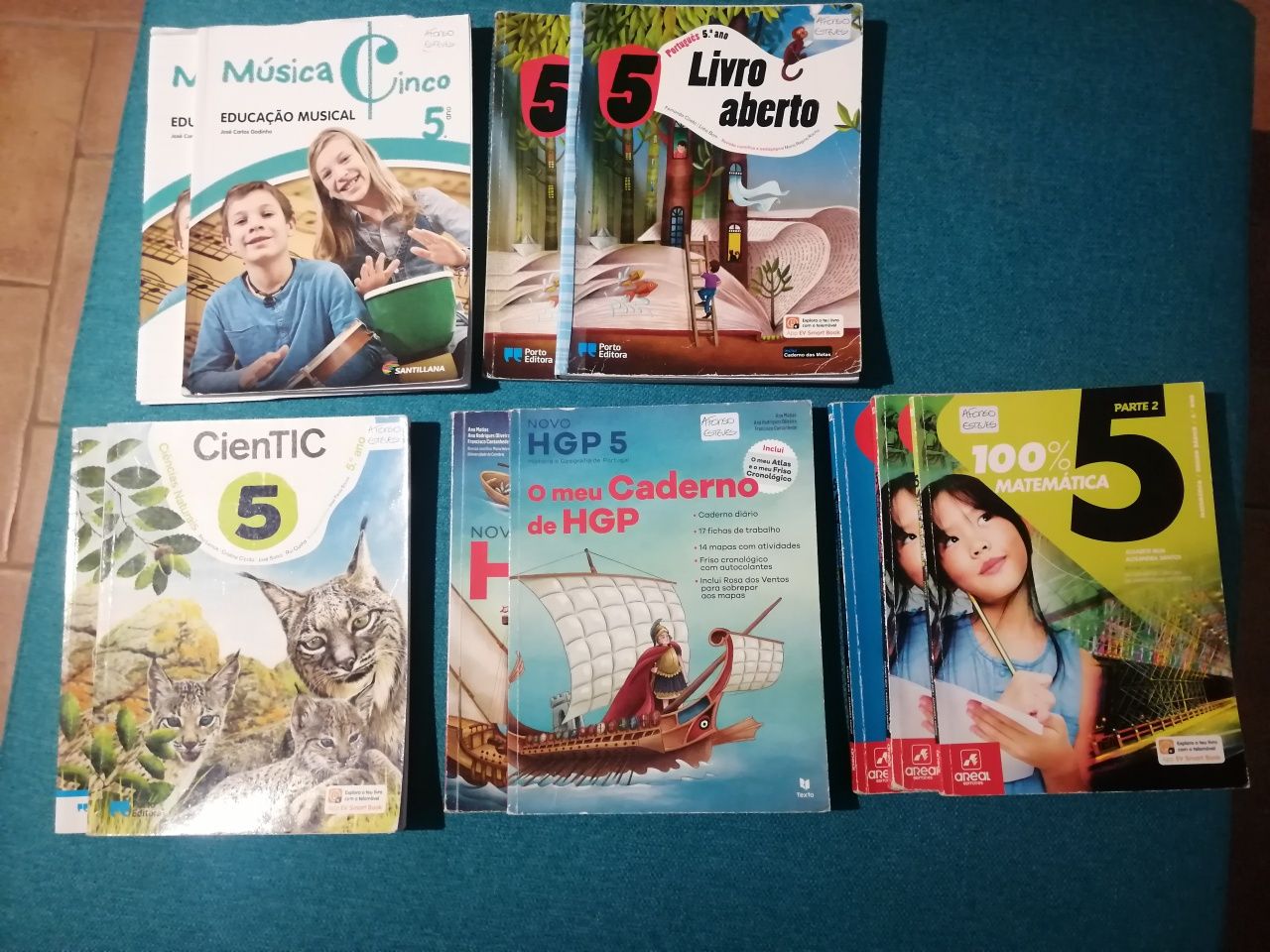 Livros escolares 5° ano