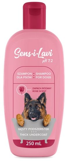 Delikatny szampon micelarny dla psa z gęstym podszerstkiem 250ml