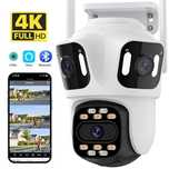 Камера вулична 12MP ICSEE відеокамера PTZ WIFI Icsee Xmeye КАМЕРА