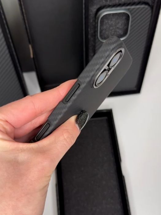 Чохол карбон карбоновий чехол MagSafe iPhone 16 Pro Max айфон про макс