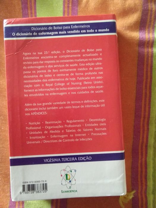O Dicionário de bolso para enfermeiros de Bárbara Weller