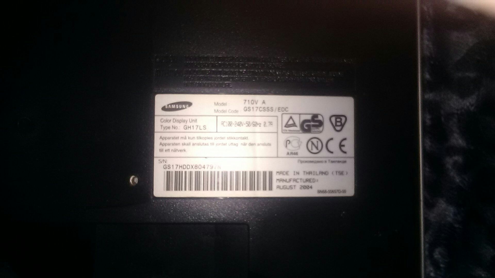 Monitor  Samsung de PC