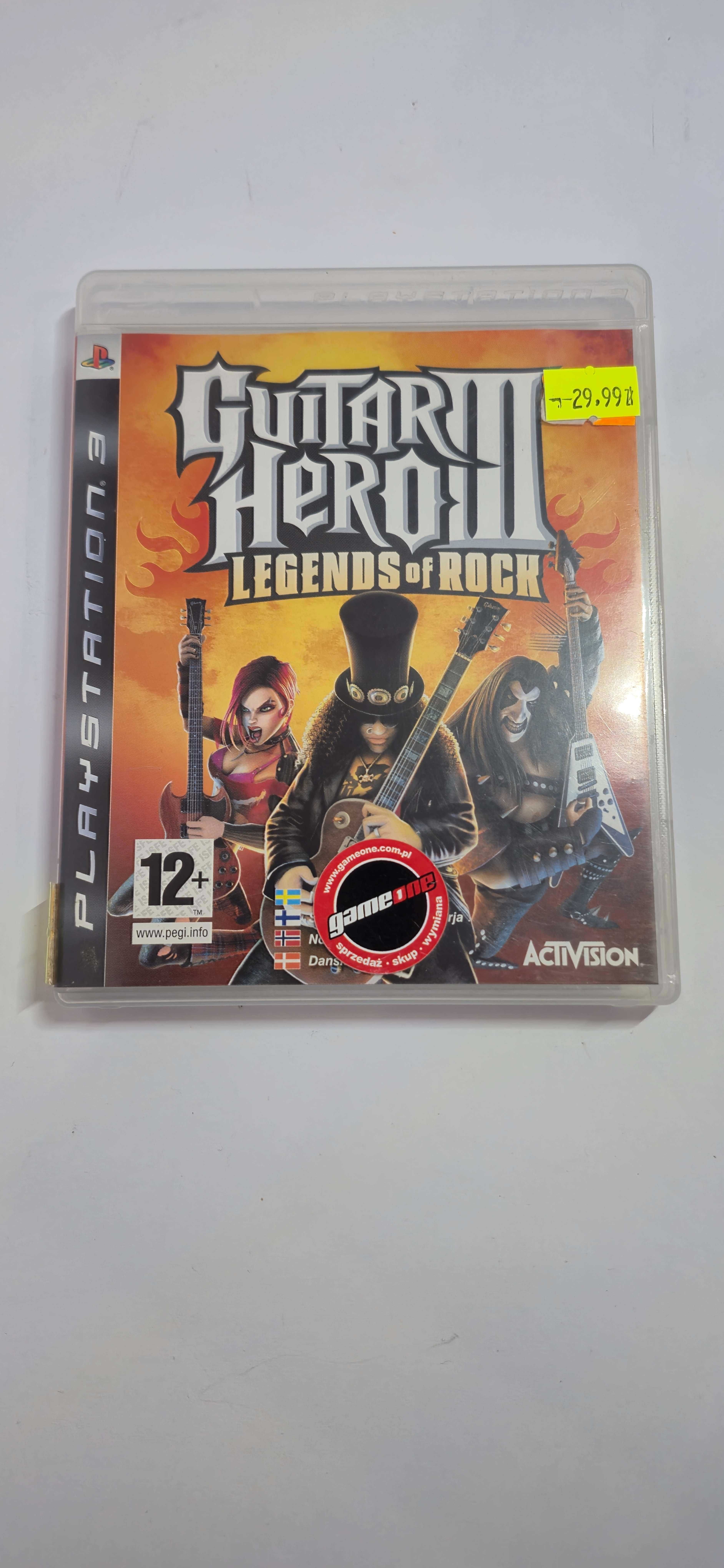 *** Gra Guitar Hero III * PlayStation 3 * Komis Easy Cash ***