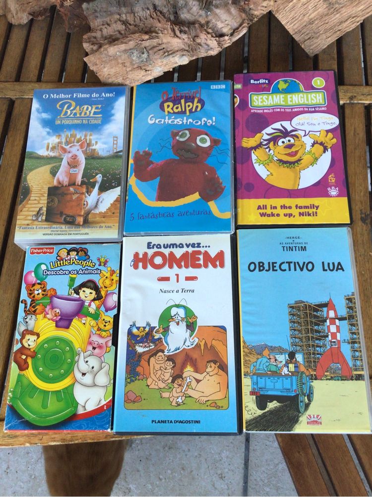 Cassetes para leitor VHS