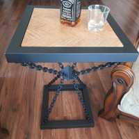 Stolik kawowy stoliczek stół łańcuch nowy taras awangardowy loft