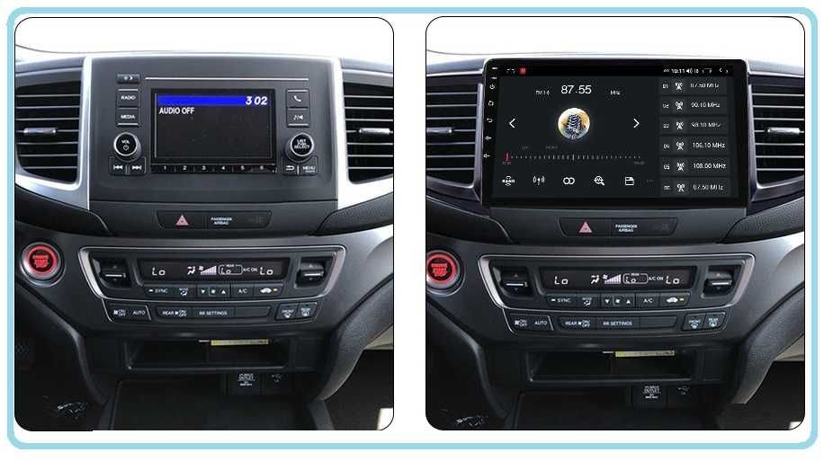 Автомагнітола Honda Pilot Android, Qled, USB, GPS, 4G, CarPlay