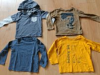 4 koszulki r.86 92 z długim rekawem longsleeve